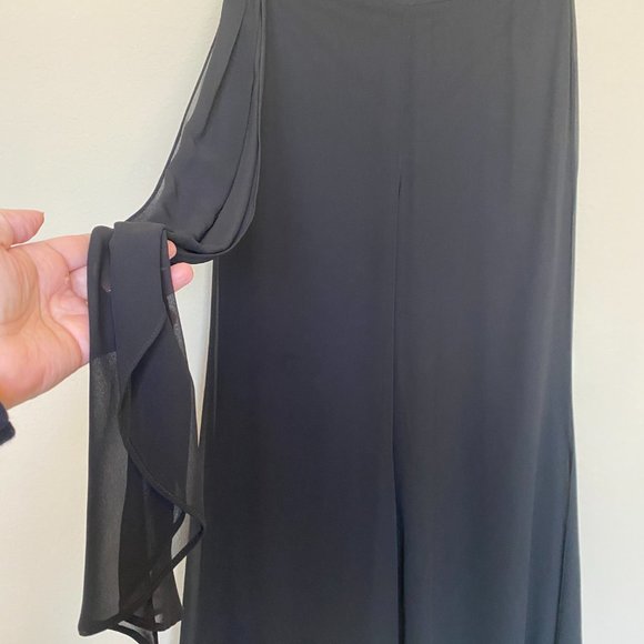 Dressbarn Womens Beautiful Evening Wide Leg Palazzo type Pants Size 8 - Picture 2 of 9